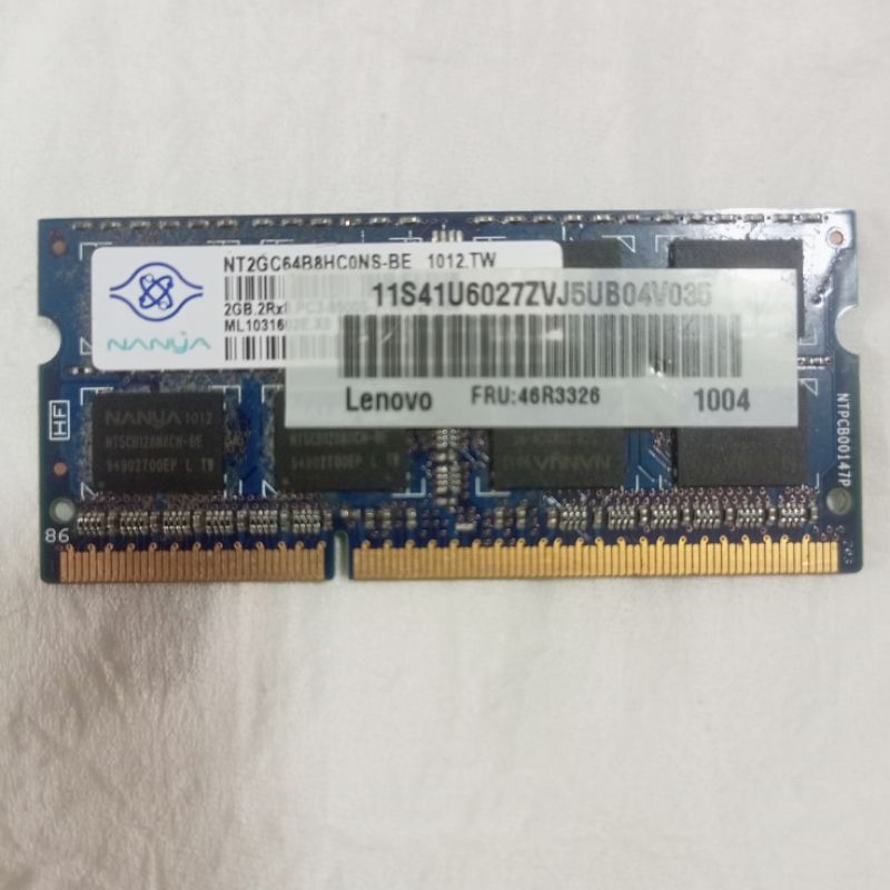 RAM LAPTOP / SODIM DDR3 4GB 2GB