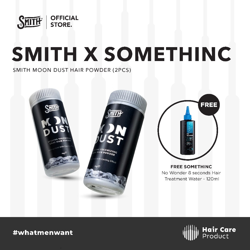 SMITH x SOMETHINC : Moon Dust Hair Powder (2Pcs) | FREE SOMETHINC No Wonder 8 seconds Hair Treatment