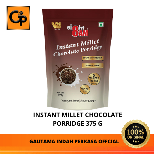 

Bubur Instan Coklat 8AM Instant Millet Chocolate Porridge 375 g