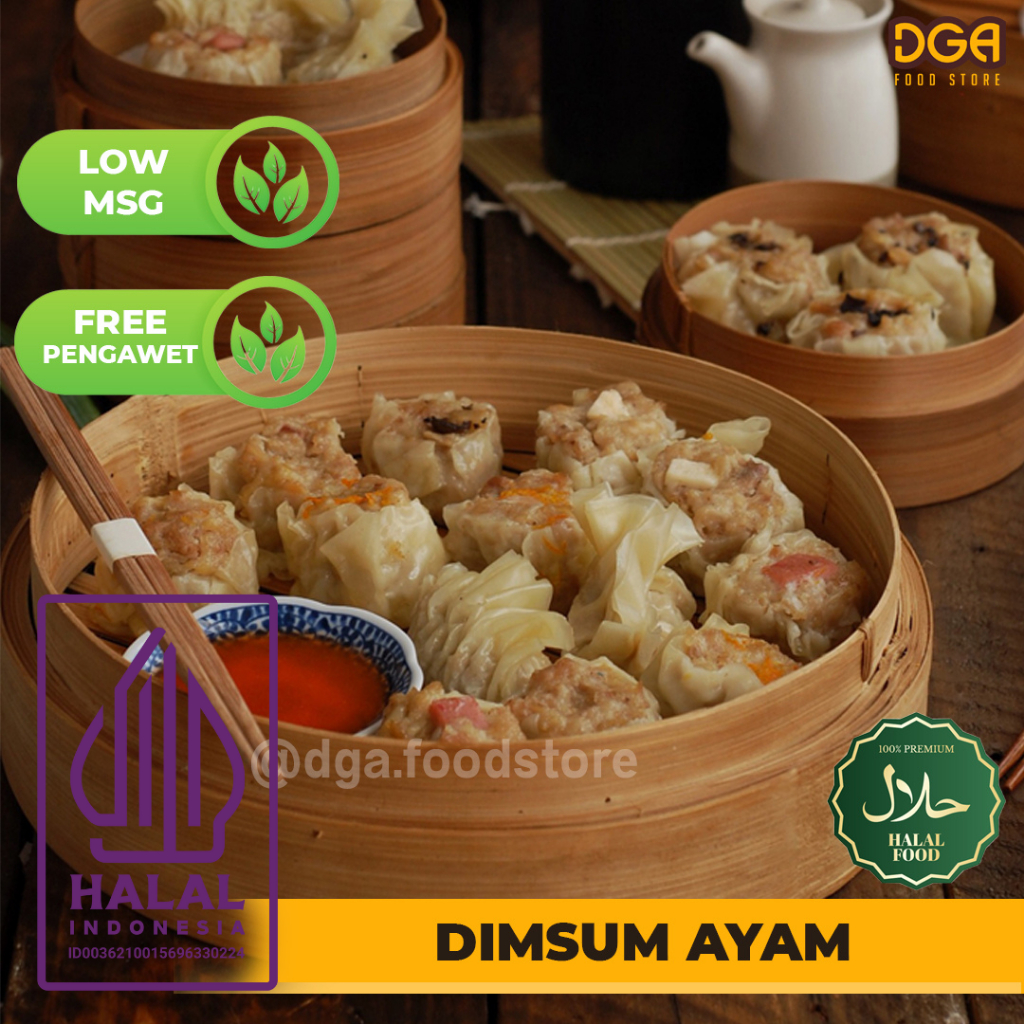 

DIMSUM AYAM HOMEMADE 20 PCS (Halal, Tanpa Pengawet)