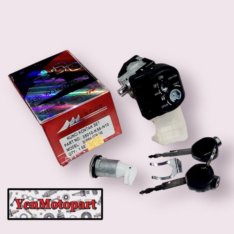 KUNCI KONTAK KEY SET PLUS KUNCI JOK SUPRA GTR 150 - GTR150