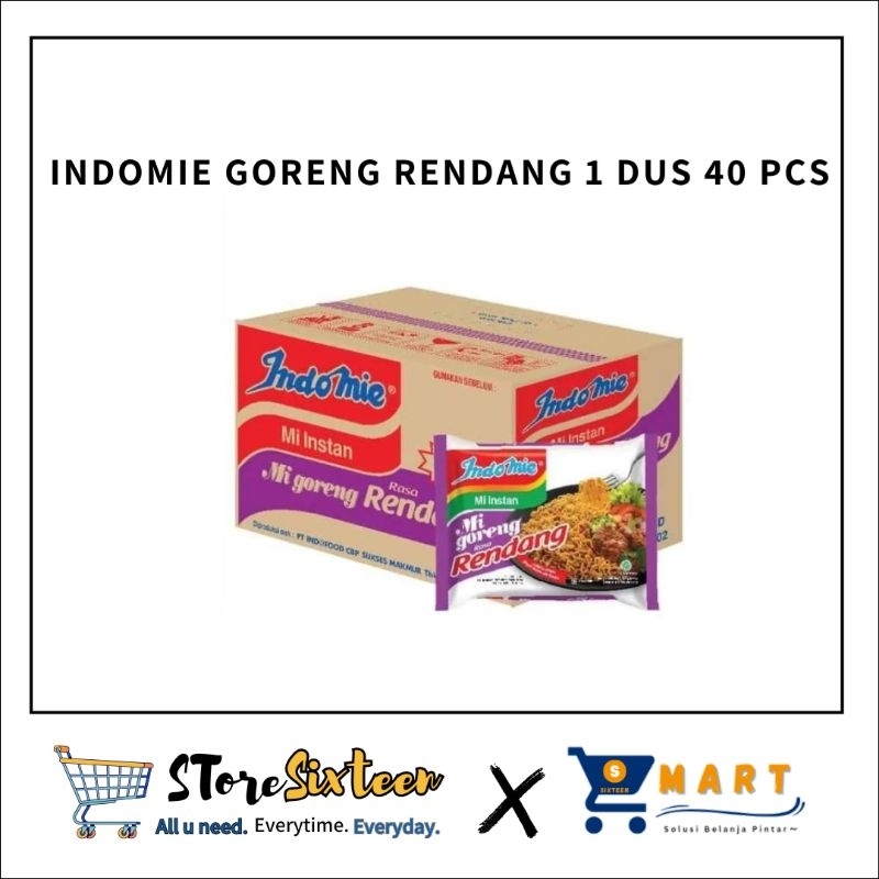 

Indomie Goreng Rendang 1 Dus 1 Karton 40 Pcs