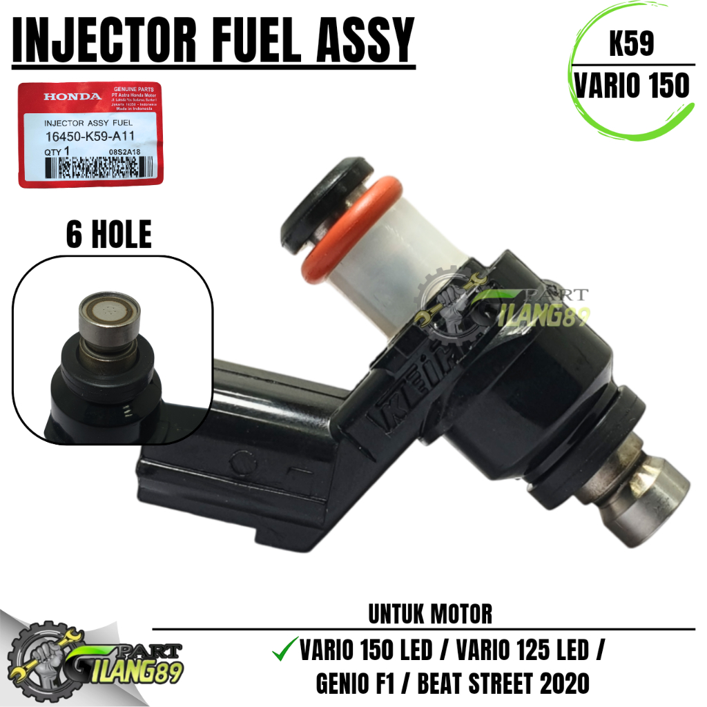 INJECTOR INJEKTOR VARIO 125 VARIO 150 LED GENIO F1 BEAT STREET 2021 K59