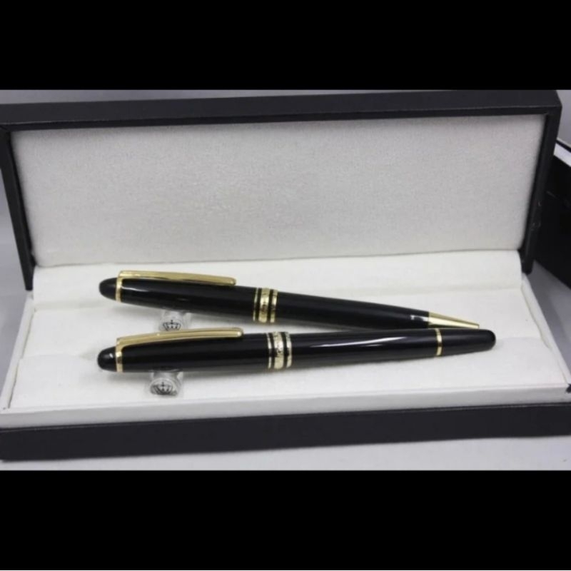 

Ballpoint Couple Pen MNBLNC MEISTERSTUC BP & RB Gratis Grafir Nama Dan Box Exlusive