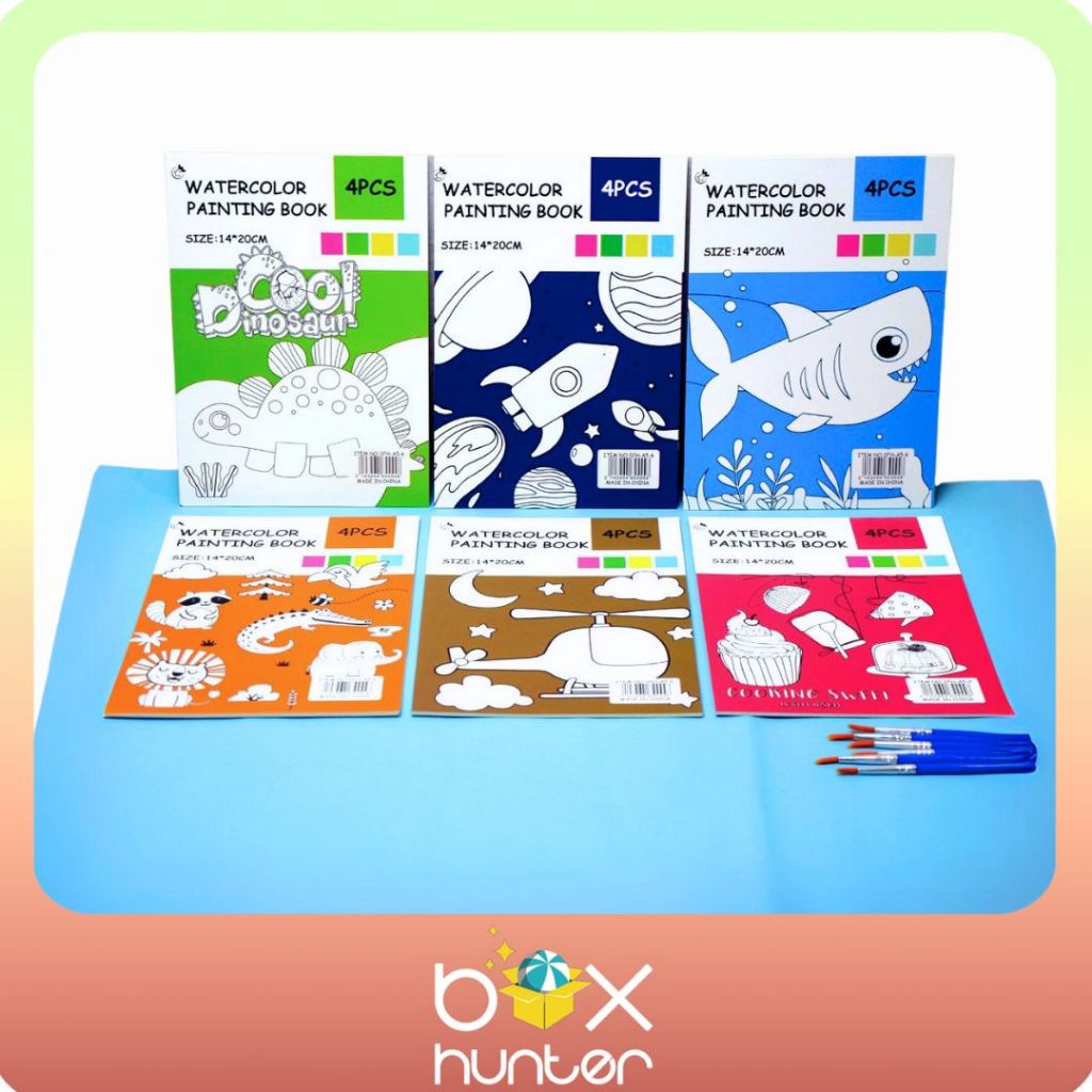 

Buku Mewarnai Cat Air || DIY WATERCOLOR PAINTING 4S