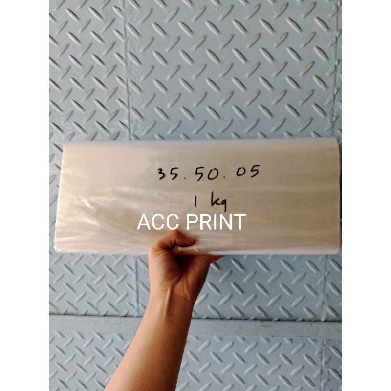 Plastik PP Tebal 05 / Plastik PP Bening 35x50x05 / Plastik Bening Uk. 35x50x05 / Plastik Kemasan Jaj