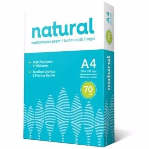 

KODE C62A NATURAL KERTAS HVS 7GR A4