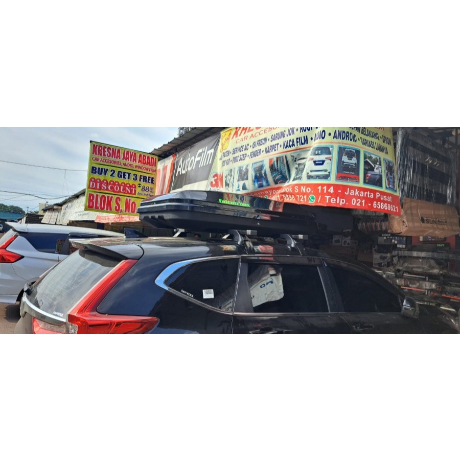 ROOF BOX SLIM GLOSY IMPORT UNTUK SEMUA MOBIL
