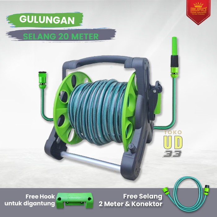 Gulungan Selang Air Manual Hose Reel 20 Meter