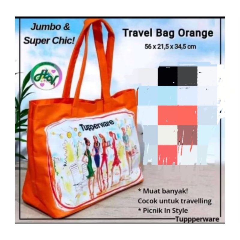 TAS ORI TUPPERWARE / tas buat mudik lebaran / tas tupperware besar asli tupperware / tas shopping or
