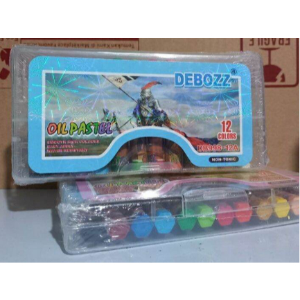 

DEBOZZ - Crayon DB998-12A / Krayon Murah 12 Warna / Oil Pastel