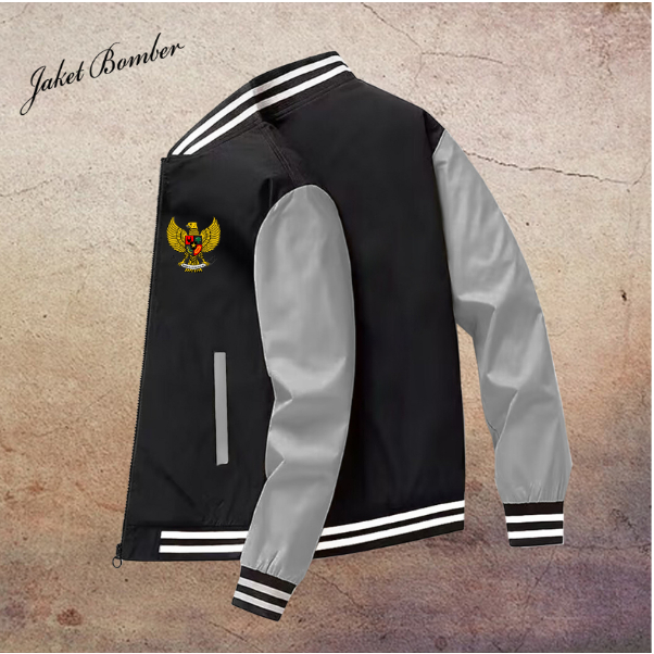 Jaket Trend | Bomber Trend | Jaket Parasut Kasual | Jaket Pria | Jaket Logo Garuda | Bomber Garuda |