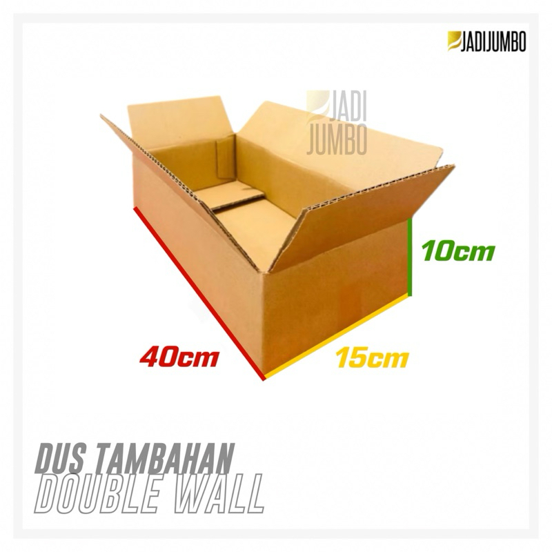 

Dus Tambahan Untuk DIY Clock | Size 40x15x10cm | Double Wall | Flute B Standar