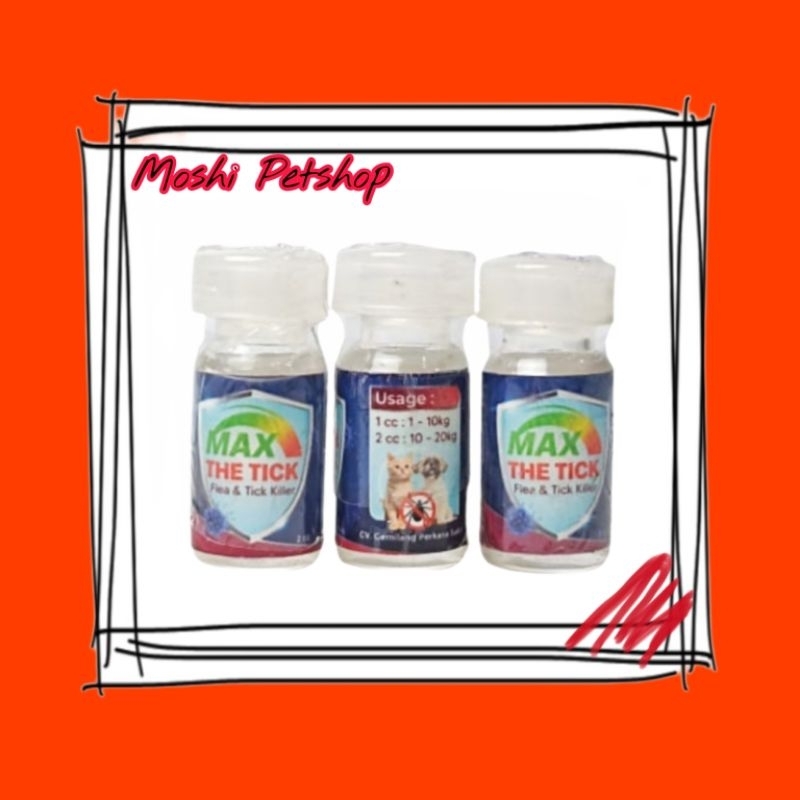 MAX The Tick Obat Kutu 2CC