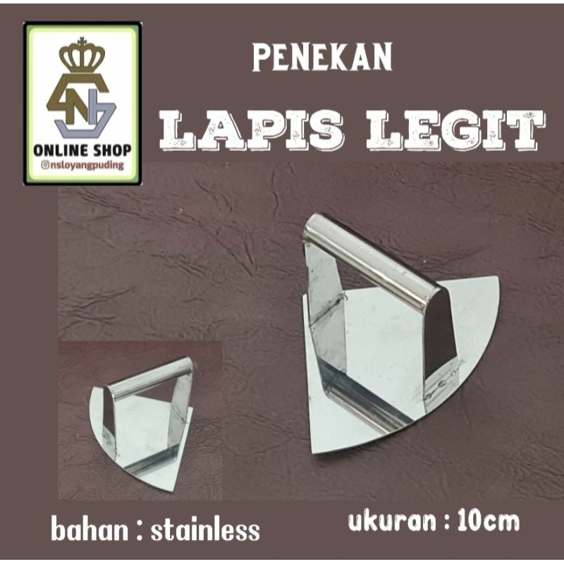 Penekan Lapis Legit Segitiga
