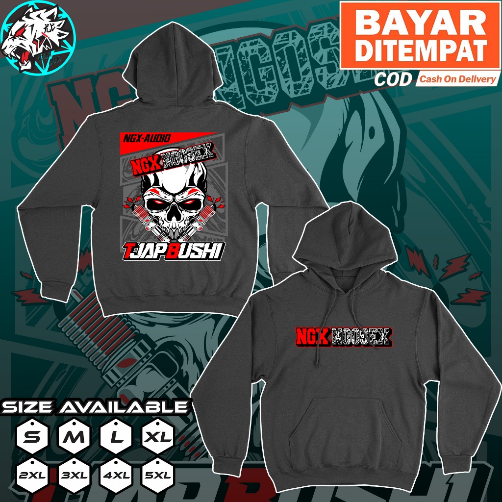 Jaket Hoodie NGX NGOSEK Tjap Busi 2024 Hodie NGX Nanda Audio Terbaru