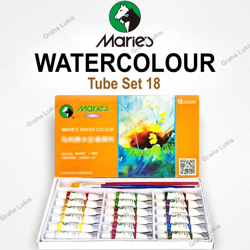

KODE T73X MARIES WATERCOLOUR TUBE SET 18