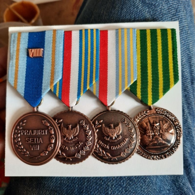 Medali PDU 8 Tahun, Wira Nusa, Wira Dharma, Baksos / Tanda Jasa Mendali Satya Lencana