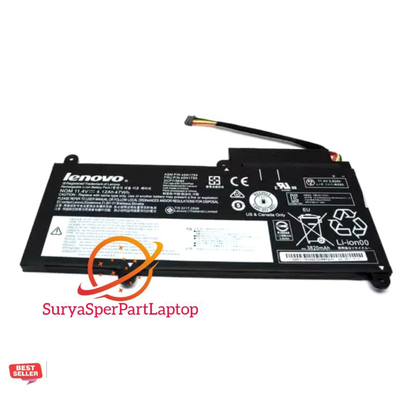 Baterai Original Lenvo ThinkpadE460  E450 E450CE455 E460 E460C