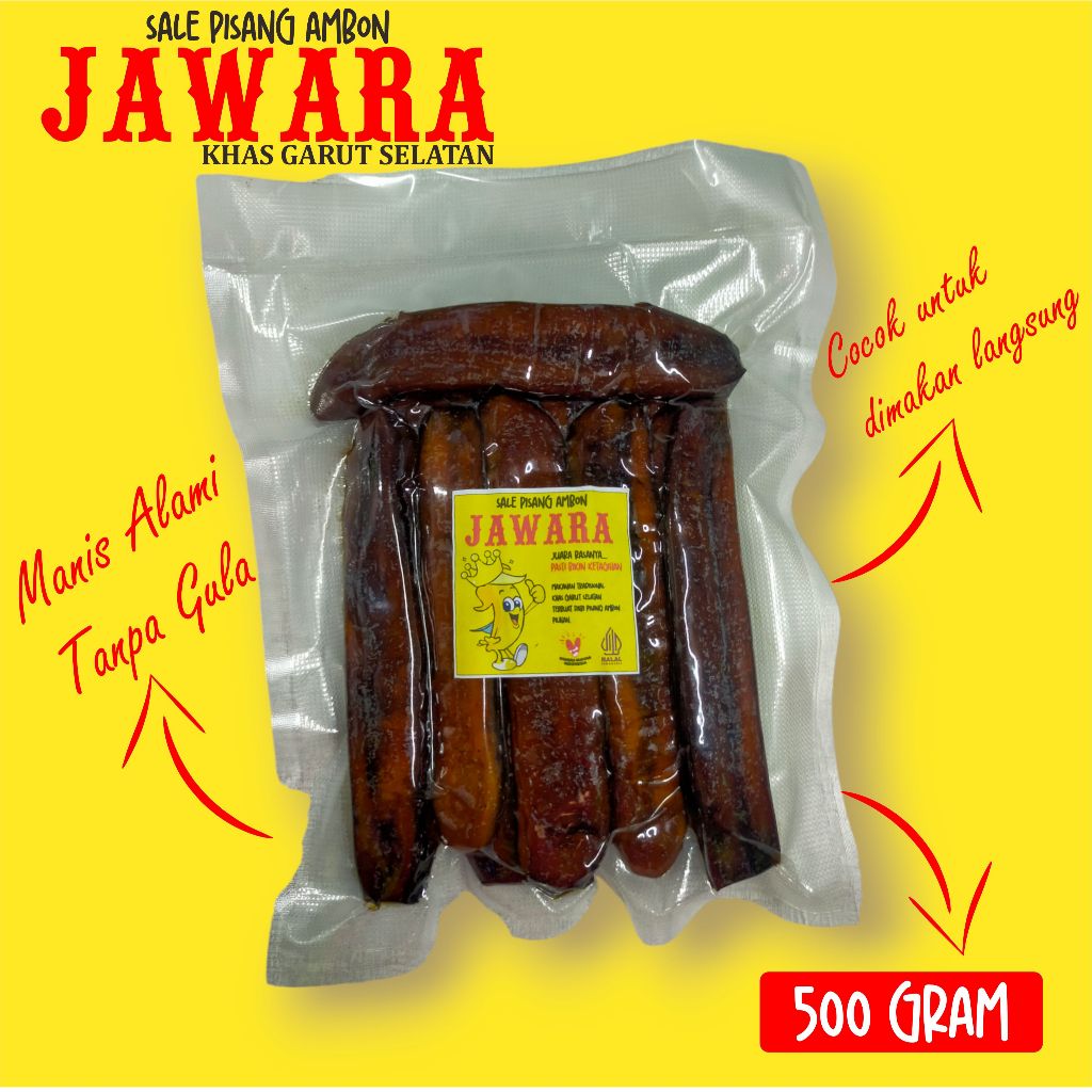 

500 gr | Sale Pisang Ambon JAWARA Snack Cemilan Manis Legit