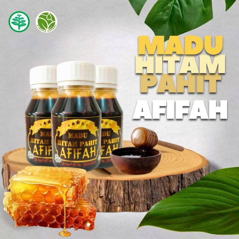 

Madu Hitam Pahit Afifah 350g