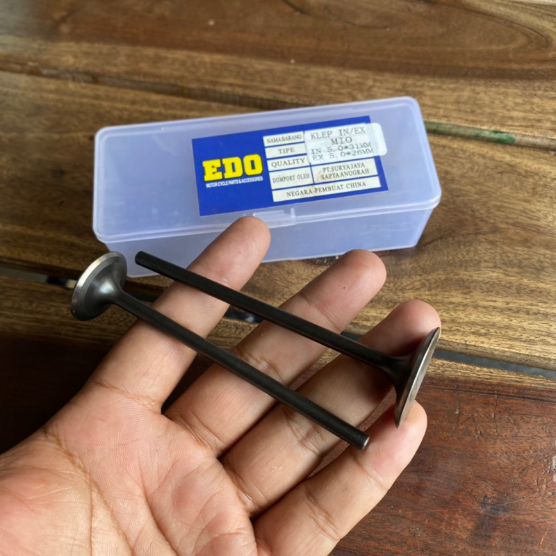 klep edo racing ukuran 31/26 batang 5 klep edo batang 5 mio