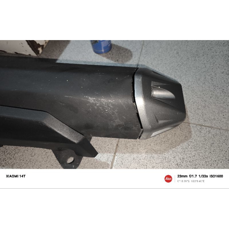 knalpot original honda cbr150r facelift 2016 YMI HM K45 1N2