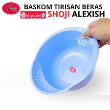 Tempat Cuci Beras Besar shoji alexish - Wadah Baskom Warna Besar Cuci Beras - sayuran