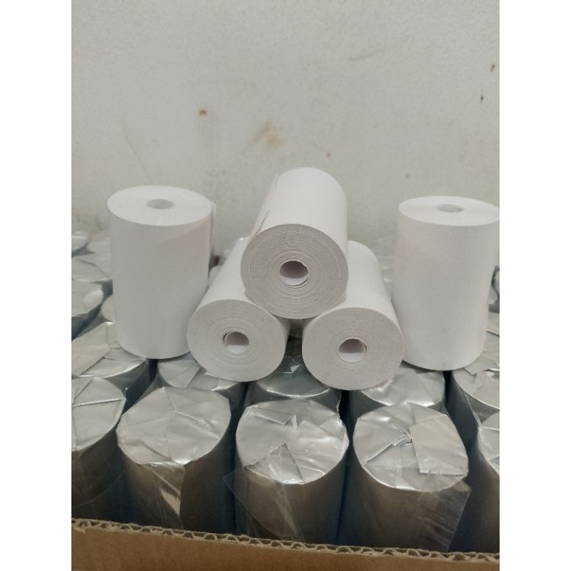 

Kertas Struk Thermal 57/58x40 full coreles paket 10 roll