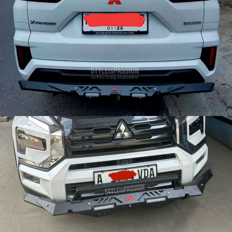 TOWING DEPAN BELAKANG PELINDUNG BUMPER MITSUBISHI NEW XPANDER 2022 2024