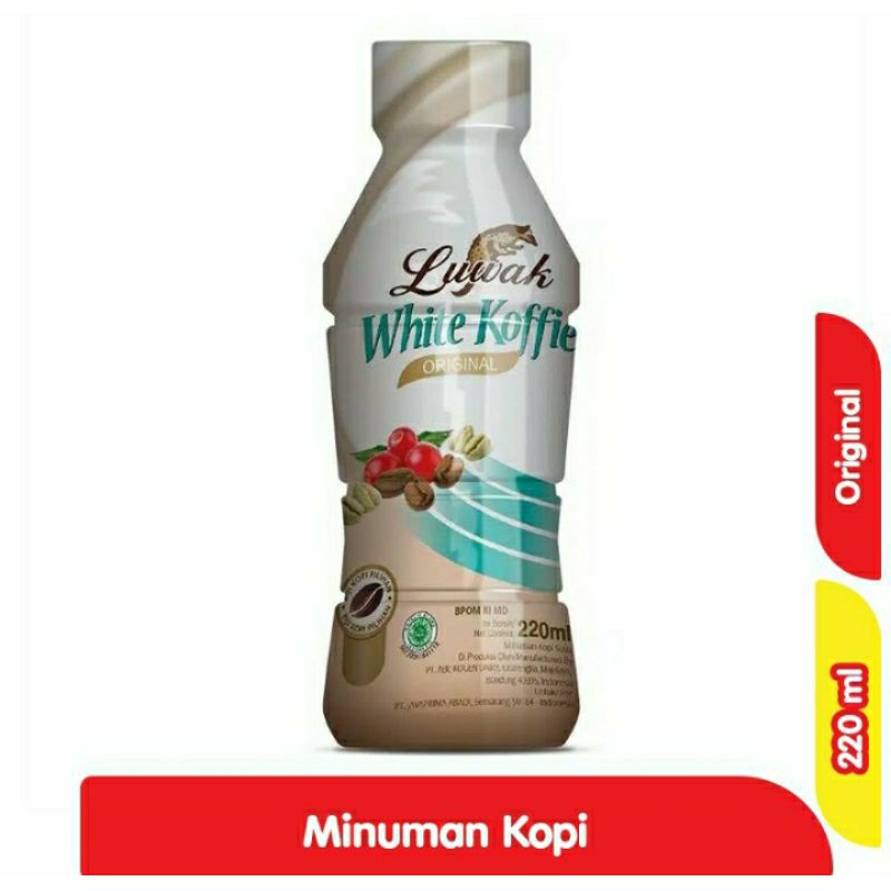 

Luwak White Koffie Original Pet 220 ml.