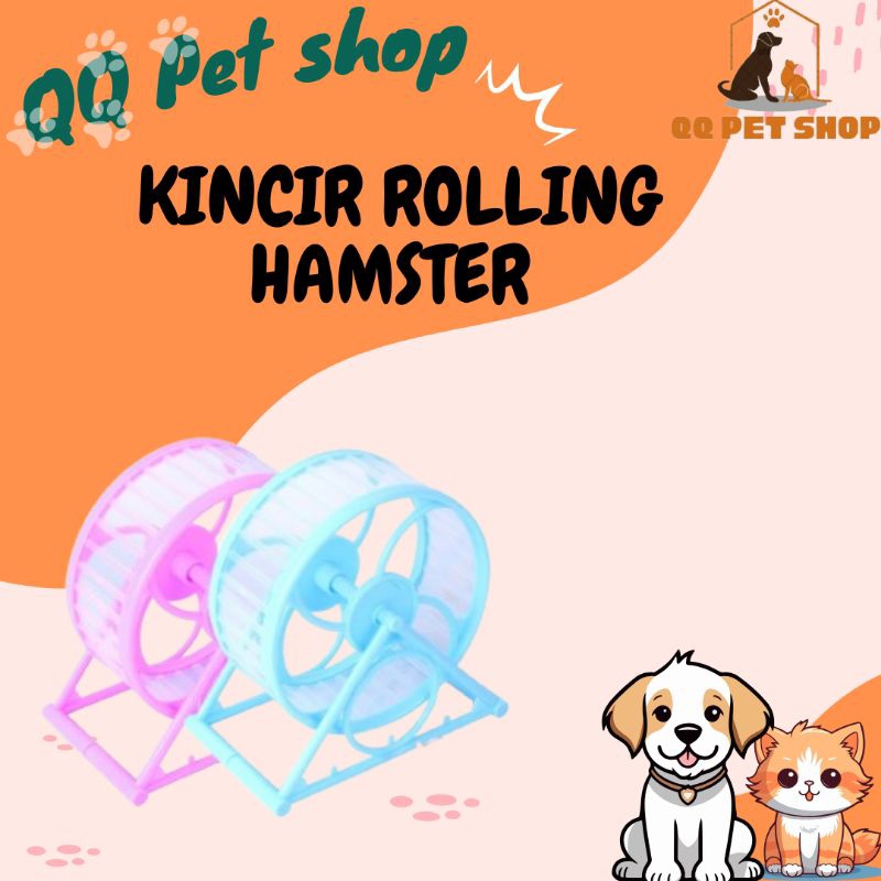 MAINAN KINCIR HAMSTER ROLLING  X8