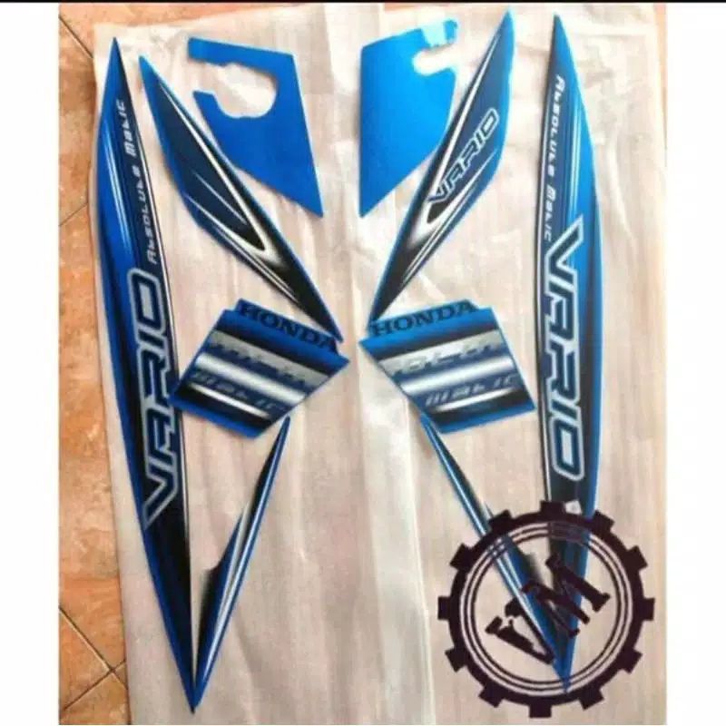 striping body vario 110 lama karbu biru