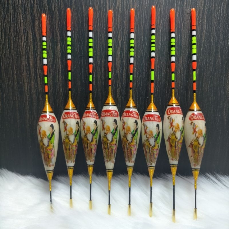 Kumbul Pancing Anti Badai Bahan Kayu Balsa pelampung anti Badai Custoom