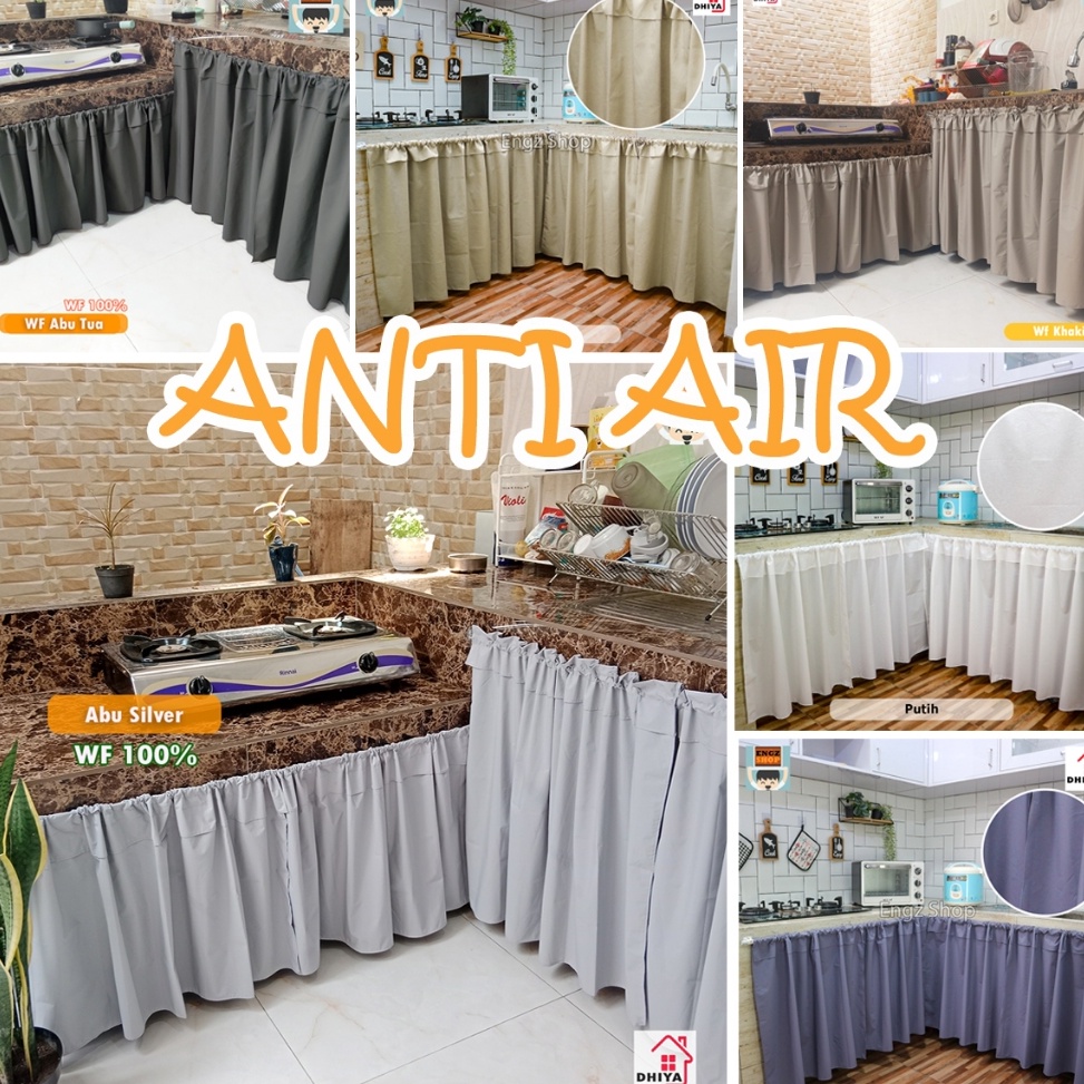 Get Buy Gorden Dapur Waterproof  Gorden Kolong Dapur Anti Air