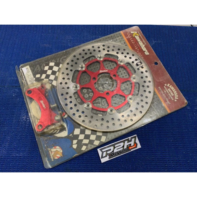 disc brake / piringan cakram floating KAWAHARA 260mm set braket pnp mio j, mio m3, mio z, fino 125