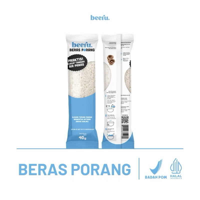 

Beeru Beras Porang Sachet - Shirataki Konjac Rice
