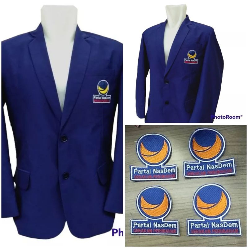 jas resmi partai Nasdem/jas partai Nasdem resmi/blazer partai Nasdem resmi