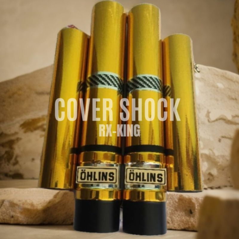 Cover shock/variasi shockbreaker depan full atas bawah motor RX-KING