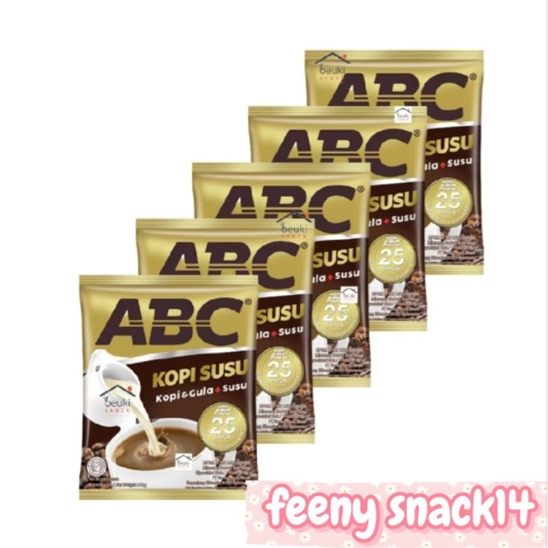 

5PCS ABC Kopi Susu Minuman Serbuk Kopi Instan