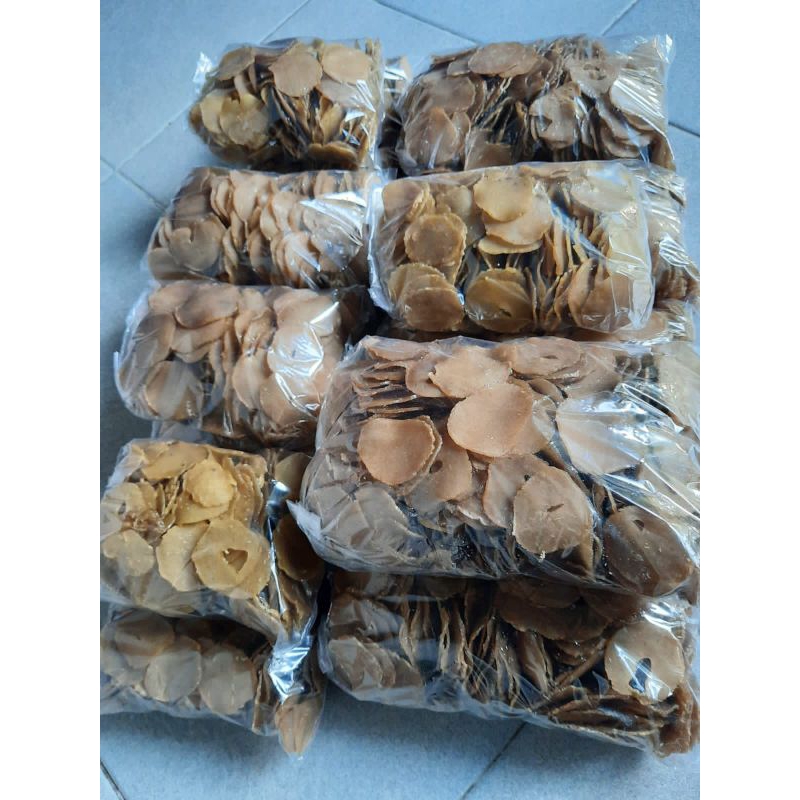 

KERUPUK PULI MENTAH Asli Madura Kemasan 1500 Gr
