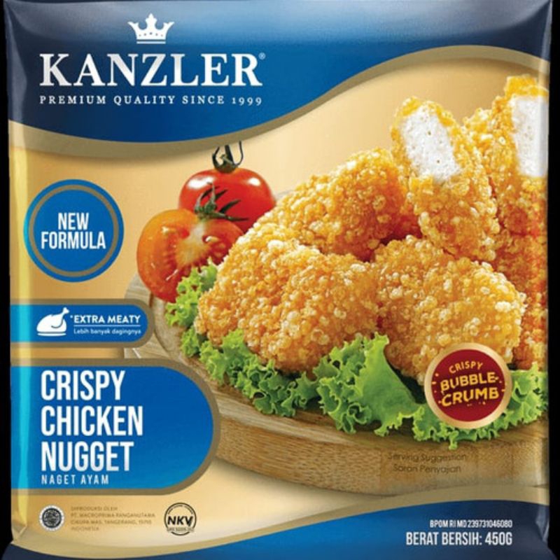 

KANZLER CHICKEN NUGGET CRISPY 450Gr / STICK / SPICY / ORIGINAL