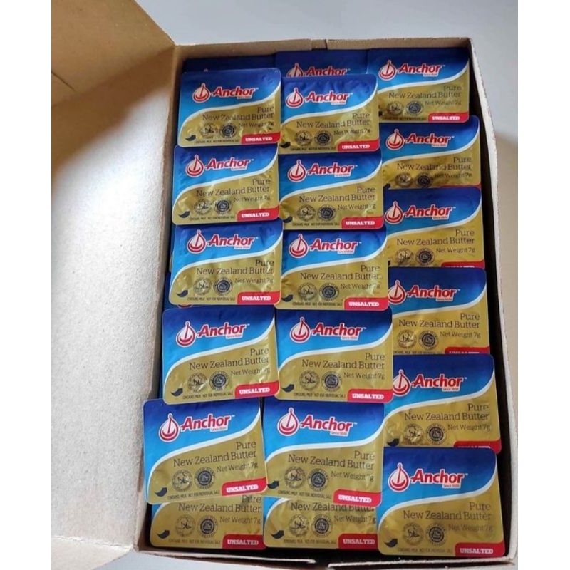 Anchor Butter Unsalted Mini Portion 7gr x 100pcs