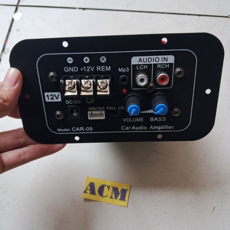 POWER KIT UNTUK SUBWOOFER 6 INCH SAMPAI 12 INCH POWER KIT CAR-09