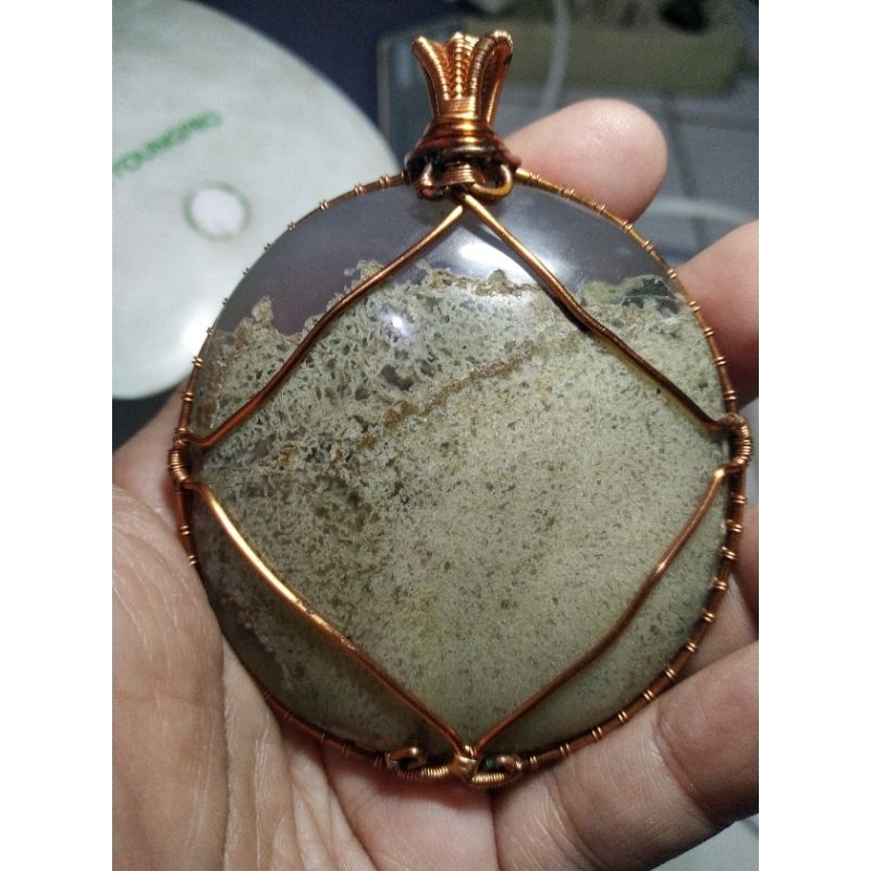 Batu Liontin Kecubung Karang Hq Liontin Pesenan Babon Unik dan Antik Natural