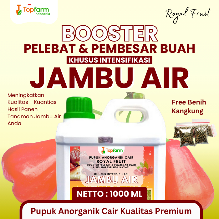 Pupuk Topfarm / Pupuk Booster Jambu Air / Pupuk Buah Jambu Air / Pupuk Booster Untuk Jambu Air