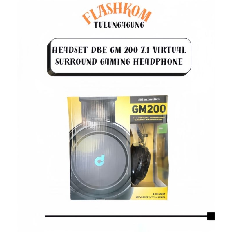 Headset dbe GM 200 7.1 virtual surround gaming headphone