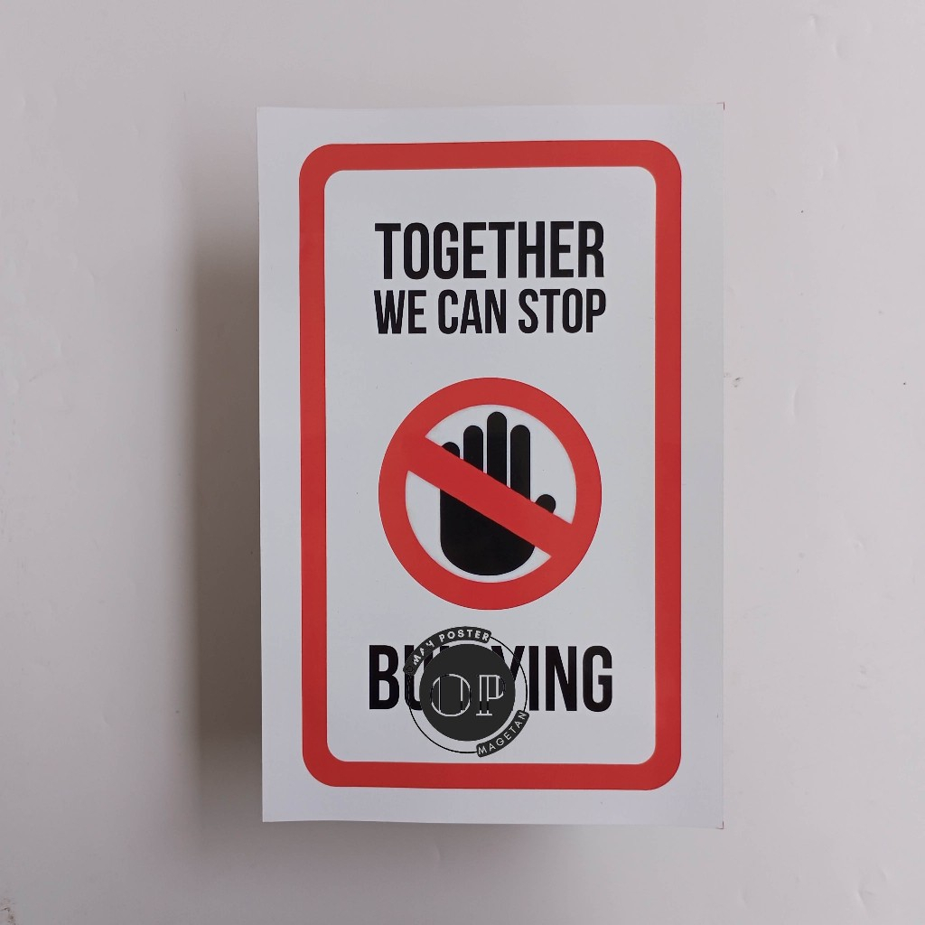 

Stiker Together We Can Stop Bullying - Stop Bullying - Edukasi Perundungan Sekolah