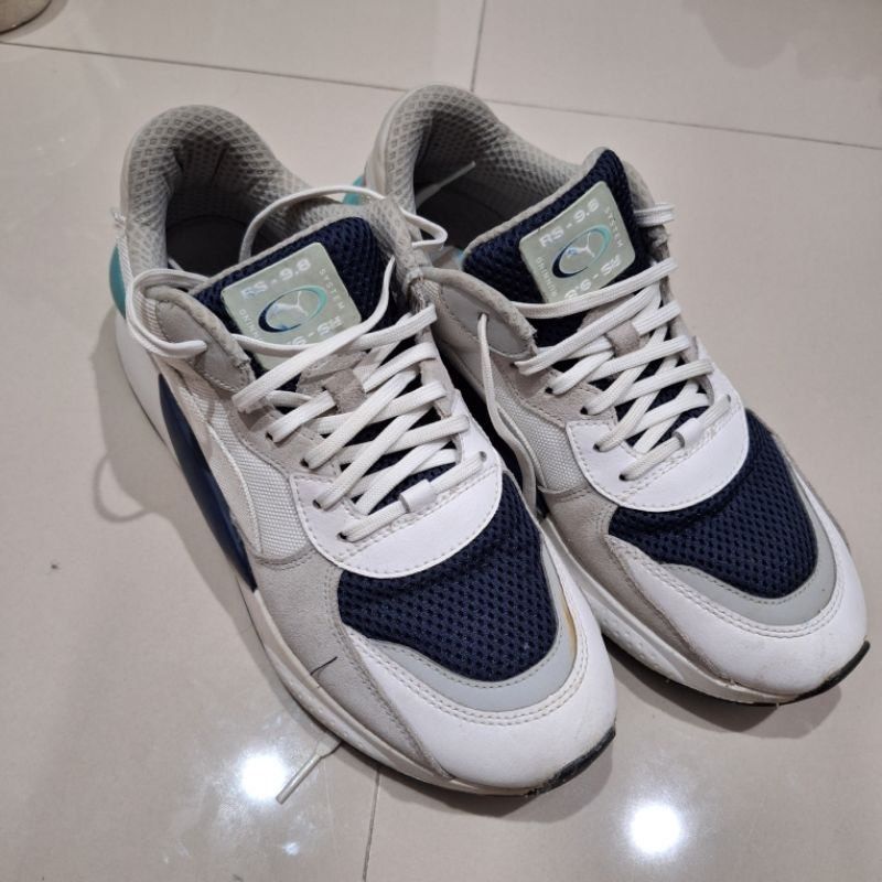 Sepatu Puma RS 9.8 Cosmic White Peacoat