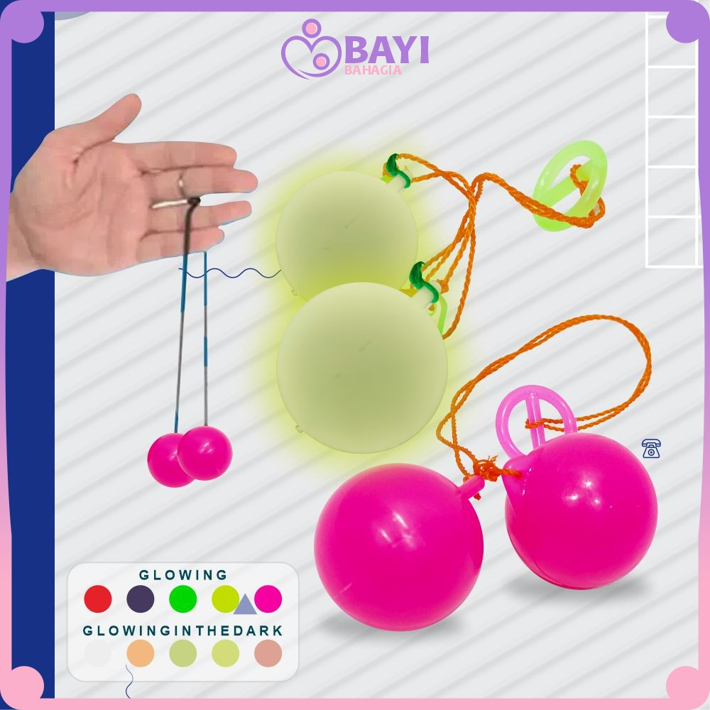 Lato Lato Tek Tek Mainan / Mainan Tradisional Adu Bola Glowing  Lato Lato / Lato Lato Glow In The Da